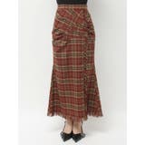 フリンジチェックタックスカート | RESEXXY | 詳細画像18 