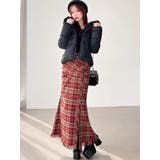 フリンジチェックタックスカート | RESEXXY | 詳細画像2 