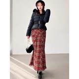 フリンジチェックタックスカート | RESEXXY | 詳細画像3 