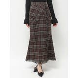 フリンジチェックタックスカート | RESEXXY | 詳細画像30 