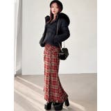 フリンジチェックタックスカート | RESEXXY | 詳細画像4 