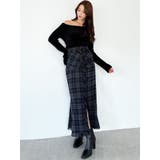 フリンジチェックタックスカート | RESEXXY | 詳細画像8 