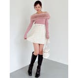 フリンジツイードミニスカート【セットアップ着用可能】 | RESEXXY | 詳細画像11 