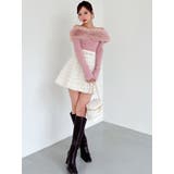 フリンジツイードミニスカート【セットアップ着用可能】 | RESEXXY | 詳細画像12 