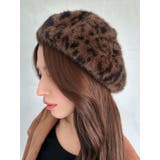 レオパードデザインベレー帽 | RESEXXY | 詳細画像1 