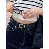 ブラック | シンプルスリムベルト | RESEXXY