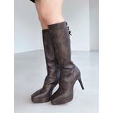 ブラウン | バックリボンポイントブーツ | RESEXXY