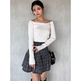 フェイクファーオフショルニットトップス | RESEXXY | 詳細画像32 