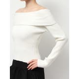 リブニットオフショルトップス | RESEXXY | 詳細画像40 