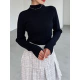 ブラック | ハイネックベーシックニットトップス | RESEXXY