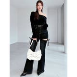 ミニシャギーワンショルニットトップス | RESEXXY | 詳細画像11 