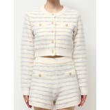 ツイードボーダーニットカーディガン【セットアップ着用可能】 | RESEXXY | 詳細画像32