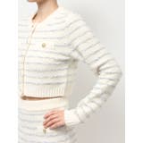 ツイードボーダーニットカーディガン【セットアップ着用可能】 | RESEXXY | 詳細画像36