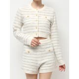 ツイードボーダーニットカーディガン【セットアップ着用可能】 | RESEXXY | 詳細画像44