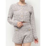 ツイードボーダーニットカーディガン【セットアップ着用可能】 | RESEXXY | 詳細画像45