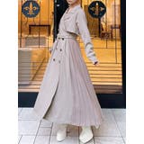 ベージュ | サイドプリーツトレンチコート | RESEXXY