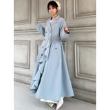 カスケードフレアロングコート | RESEXXY | 詳細画像3 