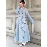 カスケードフレアロングコート | RESEXXY | 詳細画像4 