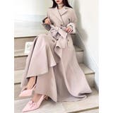 ベージュ | カスケードフレアロングコート | RESEXXY