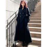 ブラック | ショートビーバーウールロングコート | RESEXXY