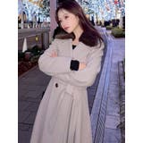 ベージュ | ショートビーバーウールロングコート | RESEXXY