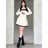 バイカラージャガードニットセットアップ | RESEXXY | 詳細画像12 