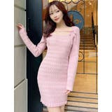 ジャガードチェックニットミニワンピース | RESEXXY | 詳細画像4 