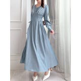 バイカラーピンタックフレアワンピース | RESEXXY | 詳細画像1 