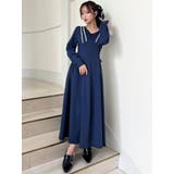 バイカラーピンタックフレアワンピース | RESEXXY | 詳細画像11 