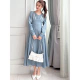 バイカラーピンタックフレアワンピース | RESEXXY | 詳細画像4 