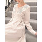 ベージュ | バイカラーピンタックフレアワンピース | RESEXXY