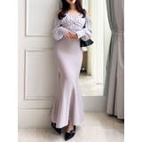 ラベンダー | バストギャザーマーメイドワンピース | RESEXXY