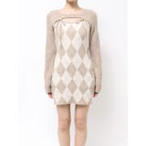 アーガイルタイトニットミニワンピース | RESEXXY | 詳細画像18 