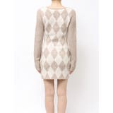 アーガイルタイトニットミニワンピース | RESEXXY | 詳細画像20 