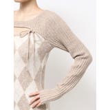 アーガイルタイトニットミニワンピース | RESEXXY | 詳細画像22 