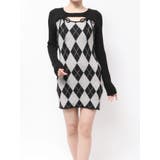 アーガイルタイトニットミニワンピース | RESEXXY | 詳細画像30 