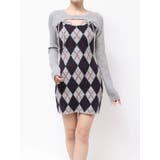 アーガイルタイトニットミニワンピース | RESEXXY | 詳細画像37 