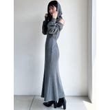 【追加生産分】レイヤードフーディワンピース | RESEXXY | 詳細画像4 