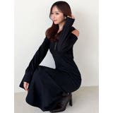 ブラック | 【追加生産分】レイヤードフーディワンピース | RESEXXY