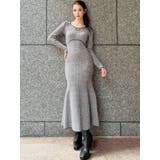 【WEB限定】バイカラーツイードニットワンピース | RESEXXY | 詳細画像11 