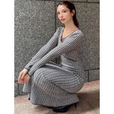 【WEB限定】バイカラーツイードニットワンピース | RESEXXY | 詳細画像14 