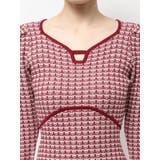 【WEB限定】バイカラーツイードニットワンピース | RESEXXY | 詳細画像18 