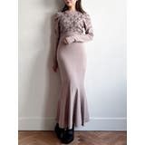 チェックジャガードマーメイドニットワンピース | RESEXXY | 詳細画像13 