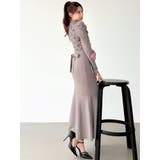 チェックジャガードマーメイドニットワンピース | RESEXXY | 詳細画像2 