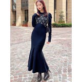 チェックジャガードマーメイドニットワンピース | RESEXXY | 詳細画像7 