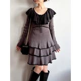 ラッフルデザインミニニットワンピース | RESEXXY | 詳細画像11 