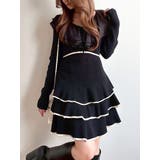 ラッフルデザインミニニットワンピース | RESEXXY | 詳細画像14 