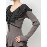 ラッフルデザインミニニットワンピース | RESEXXY | 詳細画像21 