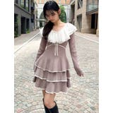 ラッフルデザインミニニットワンピース | RESEXXY | 詳細画像3 