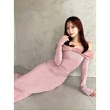 シアーリボンドッキングマーメイドニットワンピース | RESEXXY | 詳細画像14 